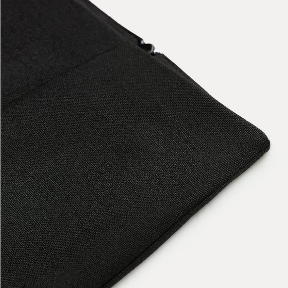 Zara SLIT WOOL SKIRT ZW COLLECTION. Black. Size XS. New with Tags. - Picture 5 of 10